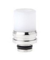 Drip Tip 510 bi-matière Inox + PC