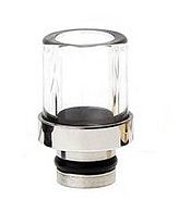 Drip Tip 510 Hybride Verre + Inox
